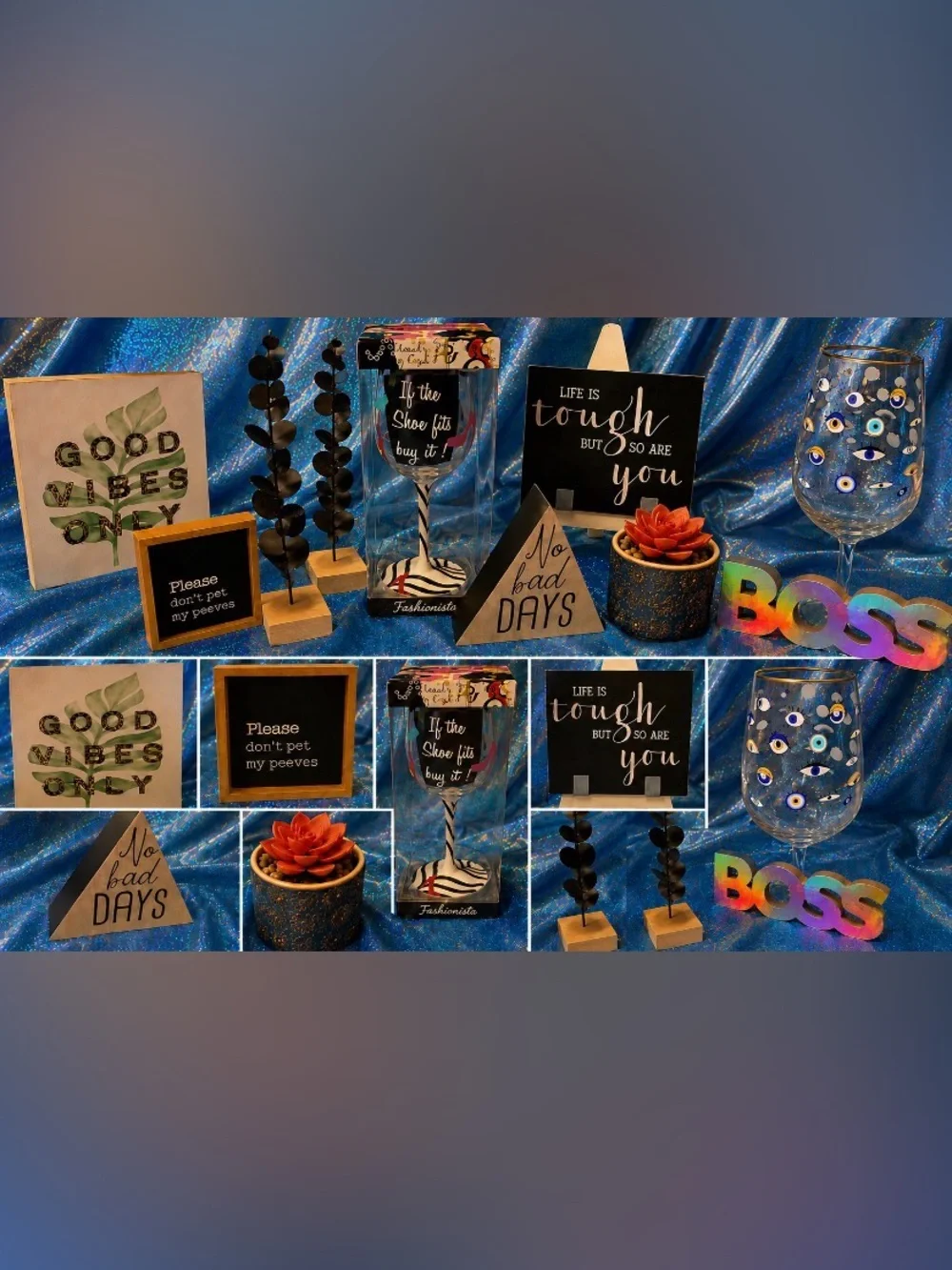 ✨ Boss Energy & Good Vibes Home Office Bundle – 10 Pieces for One Price! ✨